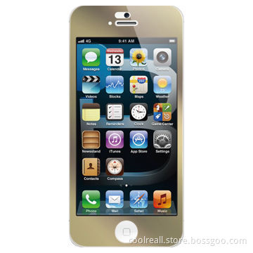 Colorful tempered glass screen protector/screen guard/screen film for iPhone 5/5s/5c